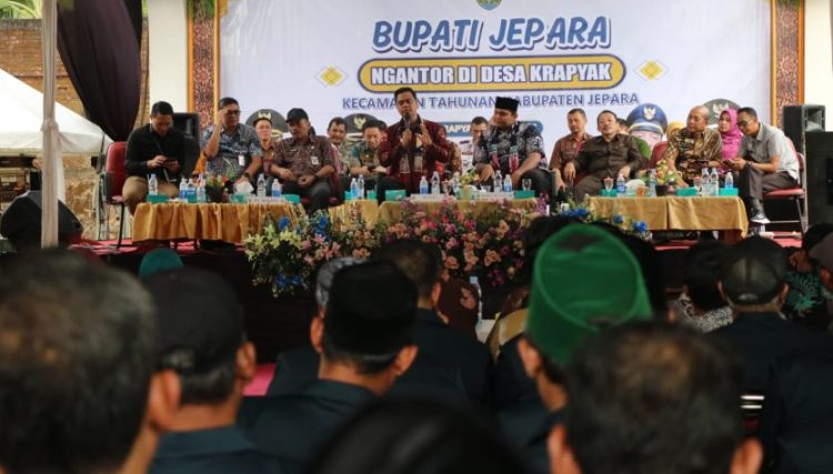 Kunjungan Program Bupati Ngantor di Desa (Bungadesa) ke Desa Krapyak, Kecamatan Tahunan pada Kamis (24/7/2025)