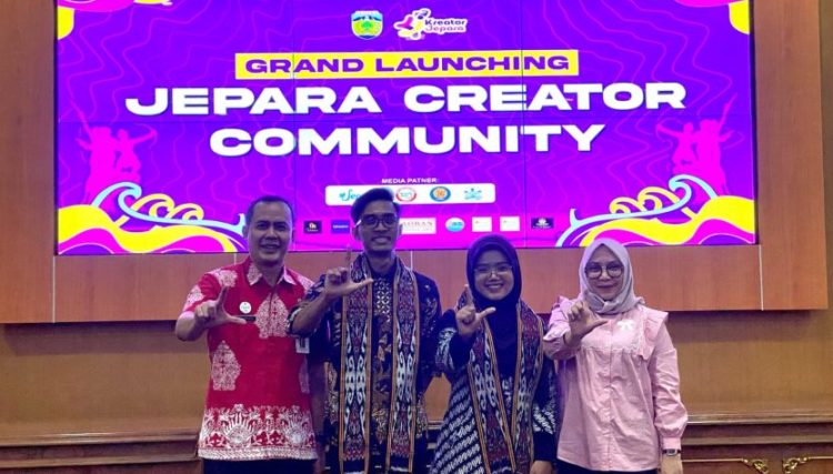 Komunitas Jepara Creator diresmikan di Gedung Shima, Kamis, (31/7/2025)