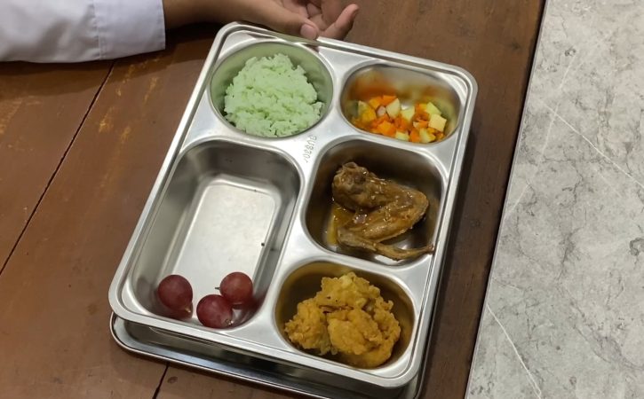 Menu MBG di salah satu sekolah luar biasa (SLB) Kabupaten Kudus (foto: istimewa)